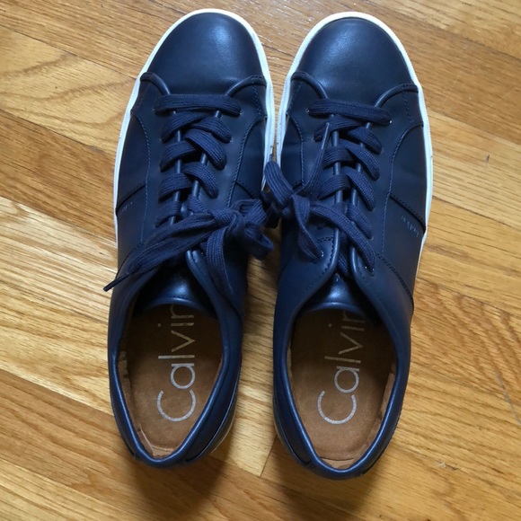 Calvin klein blue sneakers Clearance